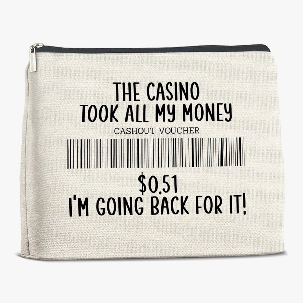 Humorous Casino Quote Pouch